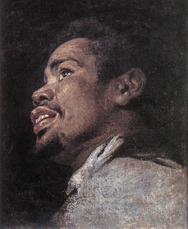 CRAYER, Gaspard de Head Study of a Young Moor dhyj oil painting image